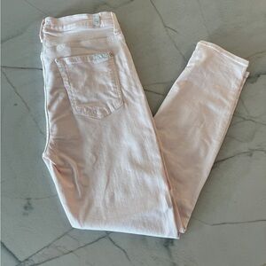 7 for all mankind pink denim jeans.